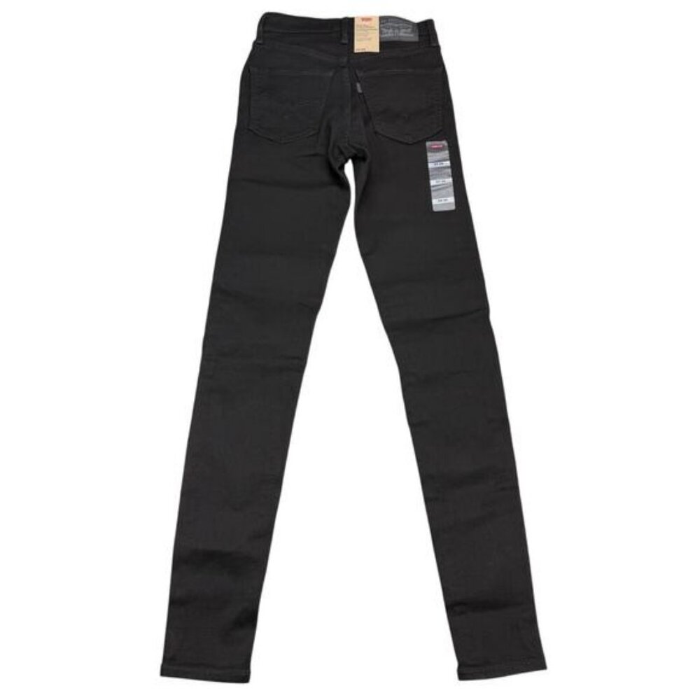 NWT LEVI'S Mile High Super Skinny Jean Size 24 Black - Picture 4 of 8